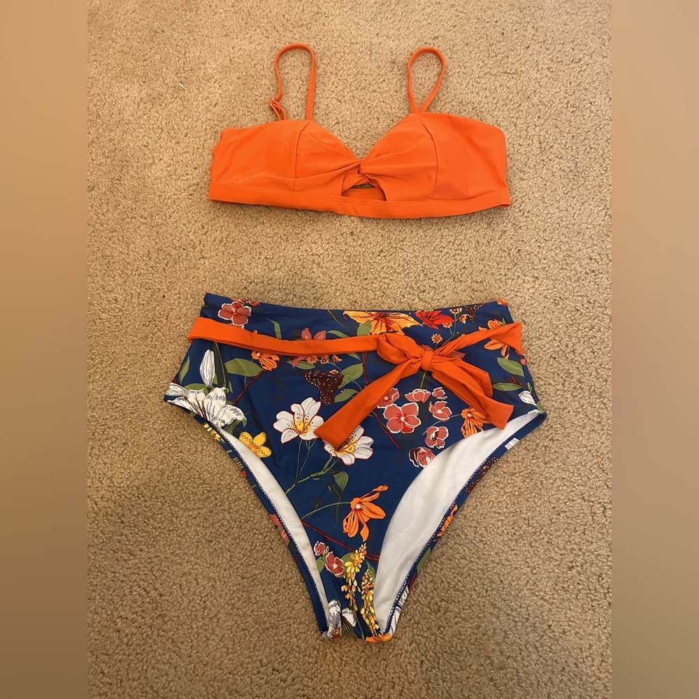 Cupshe tummy control 👙bikini!